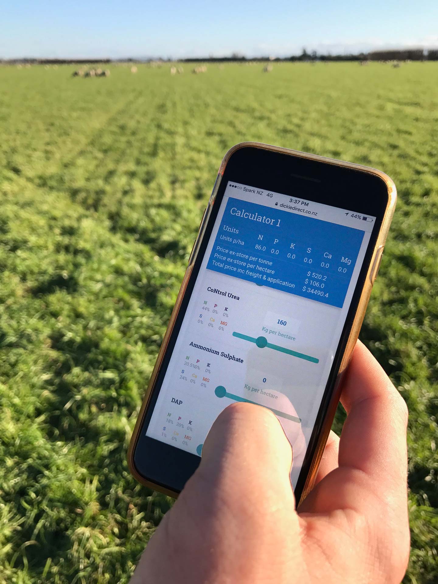 Fertiliser Blend Calculator Bulk Blends Dickie Direct